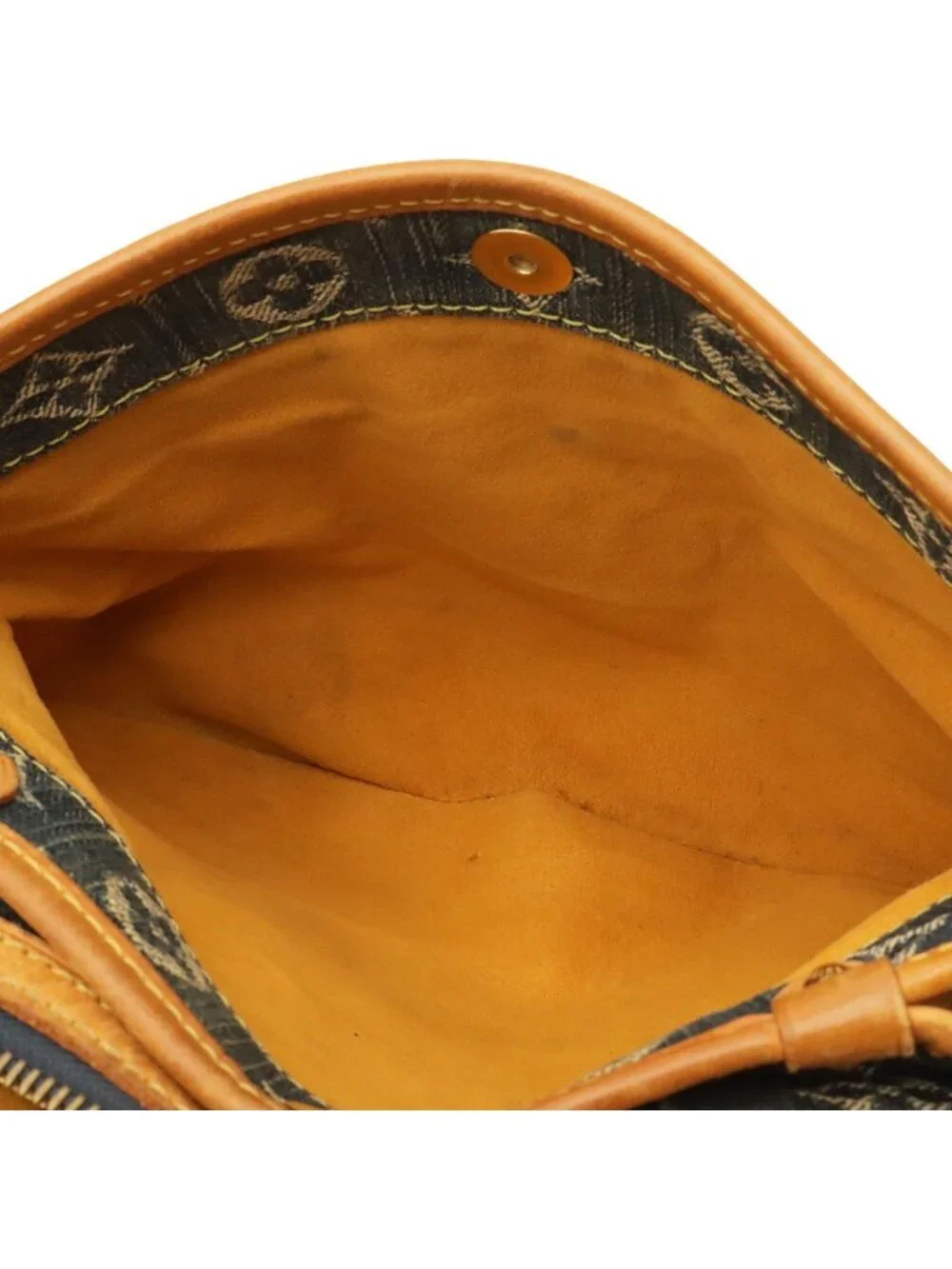 Louis Vuitton Monogram Denim Porte Epol Rayet MM Shoulder Bag Blue
